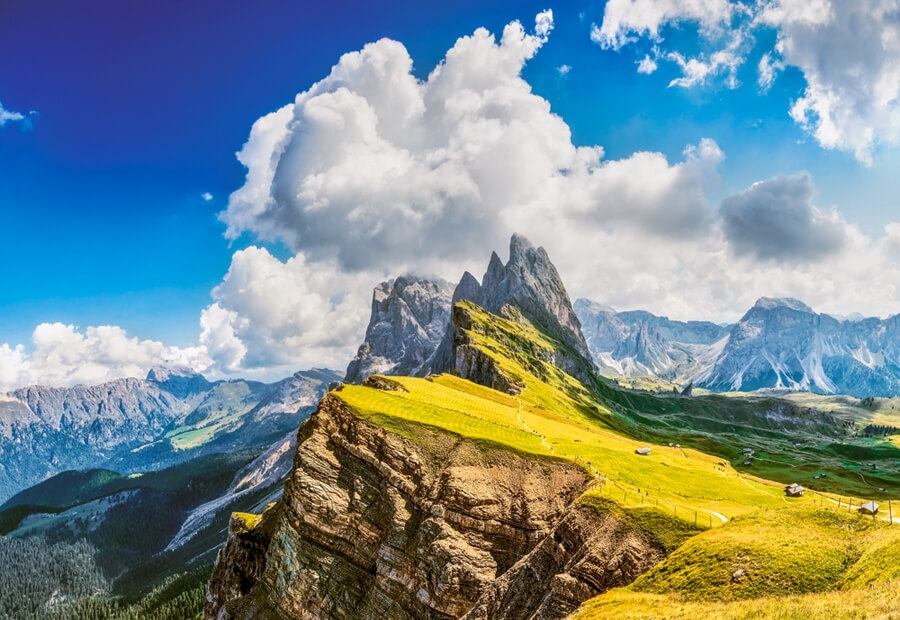 Majestätiska Dolomiterna, Italien