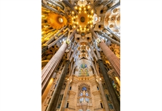 Interiör av Sagrada Familia