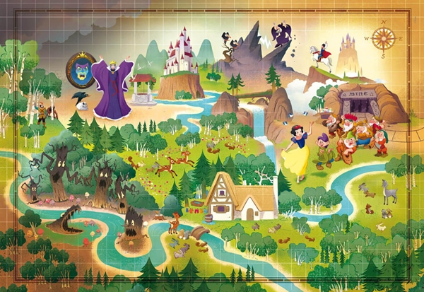 Disney Story Maps - Snövit