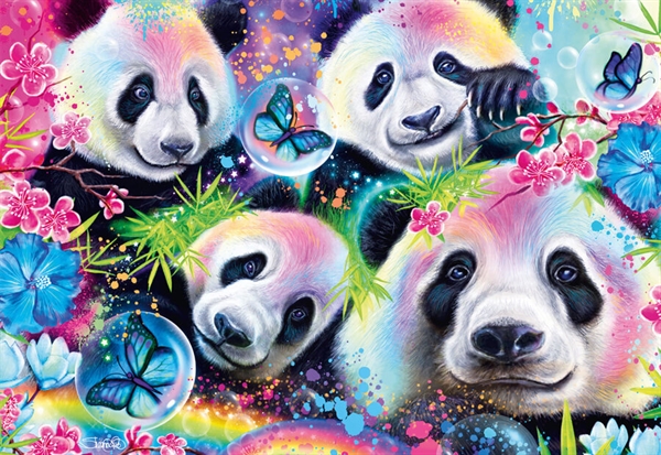 Rainbow Pandas