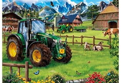 John Deere - Alpinpass med traktor